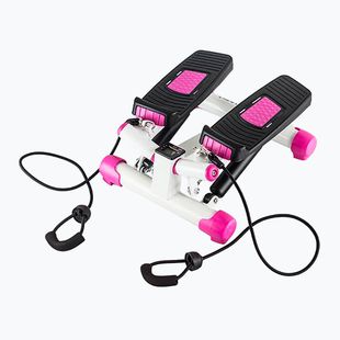 HMS įstrižinis žingsniamatis S3033 baltas/rožinis