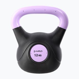 Kettlebell HMS KPC12 12 kg black/light purplr