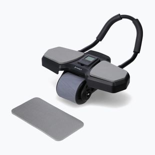 Automatinis ratas skirtas treniruoti pilvo raumenis su atrama HMS KA10 juodas