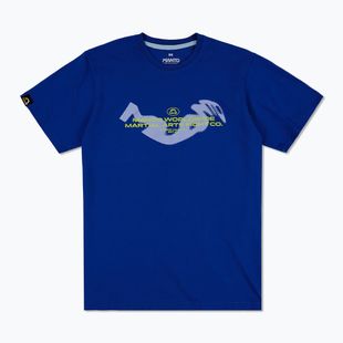 Marškinėliai MANTO Halftone tamsiai mėlyni