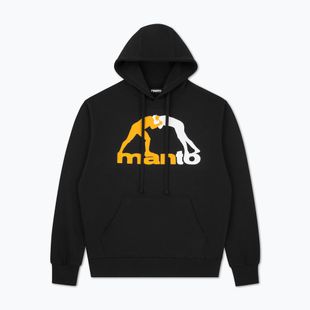 Vyriškas džemperis MANTO Logo Hoody juodas