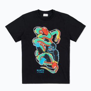 Marškinėliai MANTO X Panku Struggle juodi