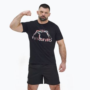 Marškinėliai MANTO Metal juodi