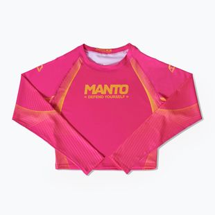 Moteriški rashguard marškinėliai MANTO Defend Rashguard alyviniai