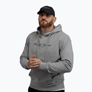 Vyriškas džemperis MANTO Peaceful Violence Hoody pilkas