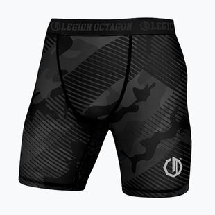 Vyriški treniruočių šortai Octagon Legion Line Camo juodi