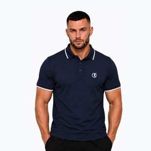 Vyriški polo marškinėliai Octagon Legion Tipped Small Logo 3D Polo dark navy