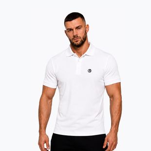 Vyriški polo marškinėliai Octagon Legion Small Logo 3D Polo white