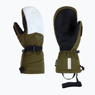 Slidinėjimo pirštinės Viking Norvik Pro Mitten Freeride olive/white
