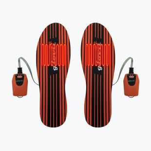 Šildomi slidinėjimo batų vidpadžiai Glovii GW4U juodi/raudoni