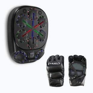 Elektroninis treniruočių skydas + pirštinės HMS TB10 black