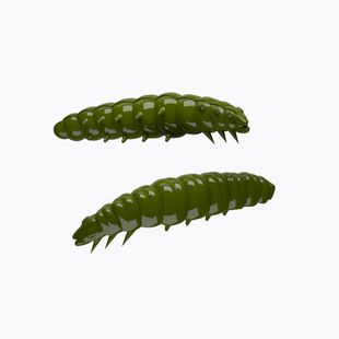 Libra Lures Larva Krill alyvuogių spalvos guminis masalas LARVAK35