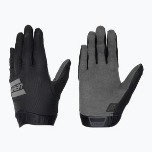 Vaikiškos dviračių pirštinės Leatt MTB 1.0 GripR Jr stealth