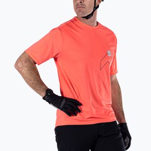 Vyriški dviračių marškinėliai Leatt MTB Trail 1.0 X-Flow neon