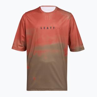 Vyriški dviračių marškinėliai Leatt MTB Gravity 4.0 dusty red