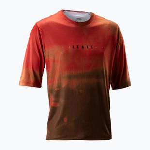 Vyriški dviračių marškinėliai Leatt MTB Gravity 4.0 dusty red