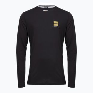 Vyriški ilgomis rankovėmis dviračių marškinėliai Leatt MTB Gravity 3.0 ghost black