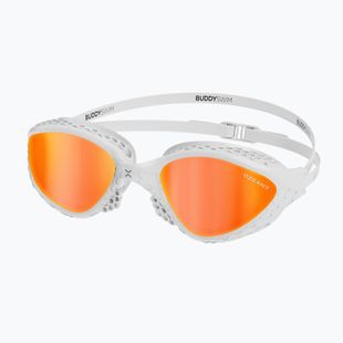 Plaukimo akiniai BuddySwim OzeanX Mirror white / orange