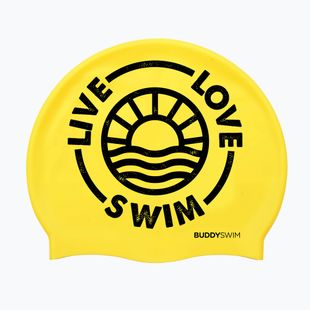 Plaukimo kepuraitė BuddySwim LLS2 Silicone yellow