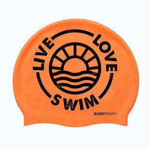 Plaukimo kepuraitė BuddySwim LLS2 Silicone orange
