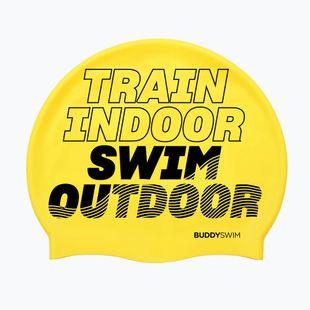 Plaukimo kepuraitė BuddySwim TSO Silicone yellow