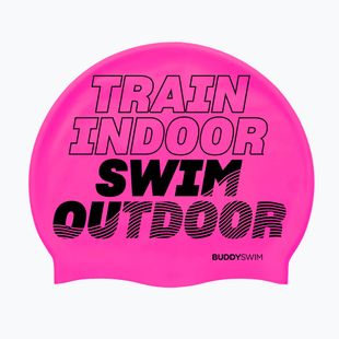 Plaukimo kepuraitė BuddySwim TSO Silicone pink