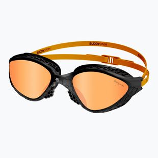 Plaukimo akiniai BuddySwim Ozean black/orange/orange