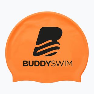 Plaukimo kepuraitė BuddySwim BLogo Silicone orange