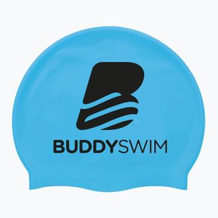 Plaukimo kepuraitė BuddySwim BLogo Silicone blue