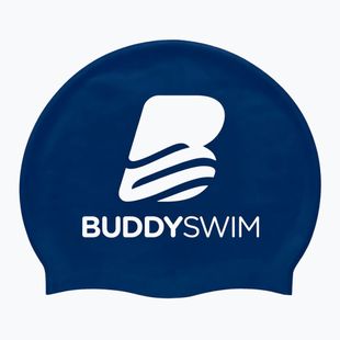 Plaukimo kepuraitė BuddySwim BLogo Silicone navy