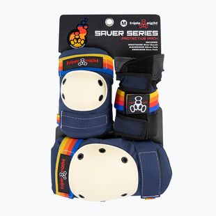 Vaikiškų apsaugų rinkinys Triple Eight Saver Color Series Jr pacific beach