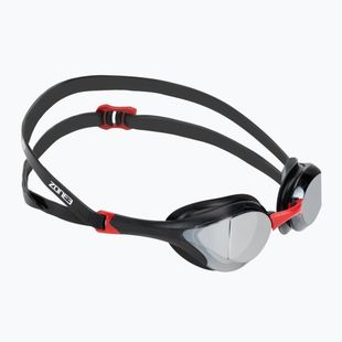 Plaukimo akiniai ZONE3 Volare Streamline Racing black/red/silver polarized mirror revo