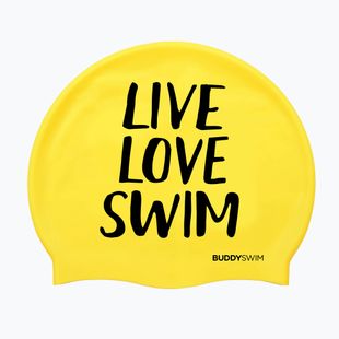 Plaukimo kepuraitė BuddySwim LLS Silicone yellow