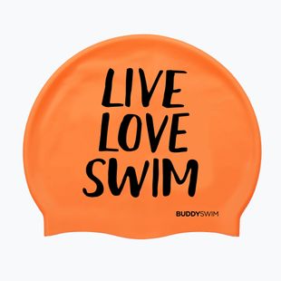 Plaukimo kepuraitė BuddySwim LLS Silicone orange
