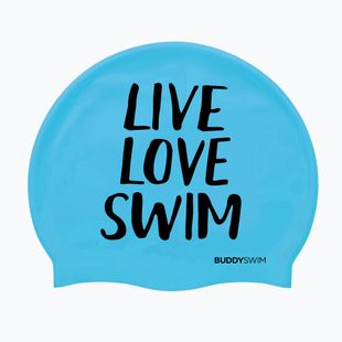 Plaukimo kepuraitė BuddySwim LLS Silicone blue