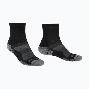 Vyriškos kojinės Bridgedale Hike Lightweight Performance ¾ Crew black/silver