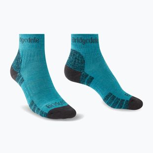 Moteriškos kojinės Bridgedale Hike Lightweight Performance Ankle turquoise/navy