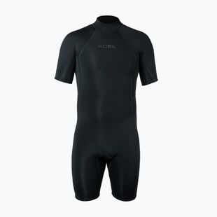 Vyriškas plaukimo kostiumas Xcel Axis Back Zip Spring 2 mm SS black