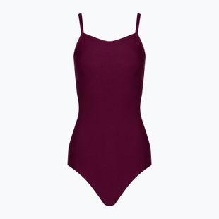 Moteriškas vientisas plaukimo kostiumas FINIS Skinback Solid cabernet