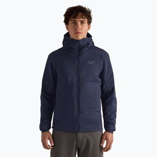 Arcteryx Atom Hoody apšiltinta striukė vyrams black sapphire