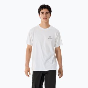 Vyriški marškinėliai Arc'teryx Kragg Sl Cotton Bird Word white light/black