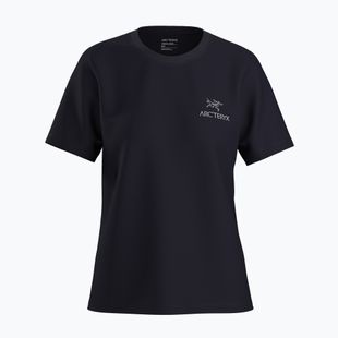 Moteriški marškinėliai Arc'teryx Kragg Sl Cotton Emblem Crew black