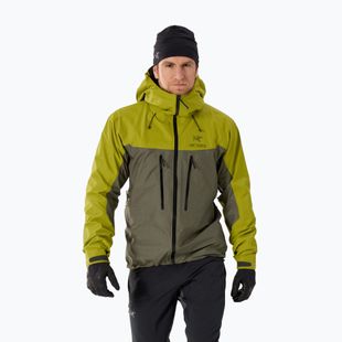 Vyriška striukė nuo lietaus Arc'teryx Alpha olive moss/tatsu