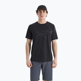 Vyriški marškinėliai Arcteryx Cormac Logo black