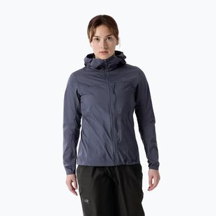 Moteriška vėjo nepraleidžianti striukė Arcteryx Squamish Hoody dark stratus