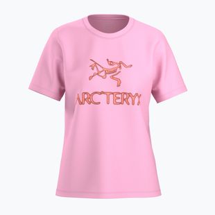 Moteriški marškinėliai Arcteryx Kragg SL Cotton Heatmap Crew pineberry