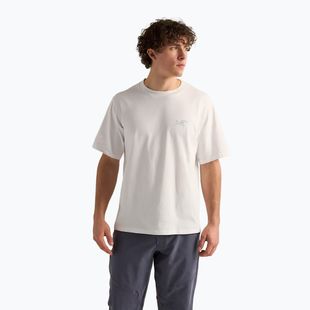 Vyriški marškinėliai Arcteryx Kragg Cotton Emblem Crew SS white light