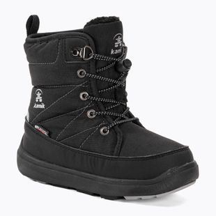 Kamik Luge juodi/angliniai vaikiški trekingo batai