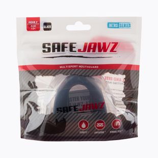 SAFEJAWZ Intro serijos žandikaulių apsauga juoda SJIBLACKA