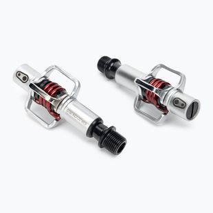 Crankbrothers Eggbeater 1 sidabriniai/raudoni dviračio pedalai CR-14792